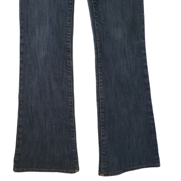 iT Jeans Womens Size 27 Diva Flared Low Rise Dark Wash Stretch 26x32 - Picture 5 of 12